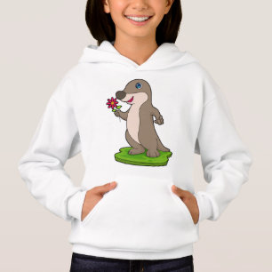 Otter with Flower