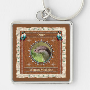 Otter Woman Medicine Energy Key Ring