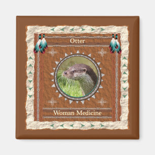 Otter Woman Medicine Energy Magnet
