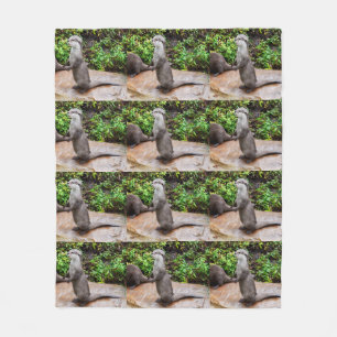 Otter You Otter Be To Me, Medium Fleece Blanket