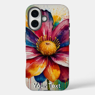 OtterBox Flower Watercolour  iPhone 16 Case