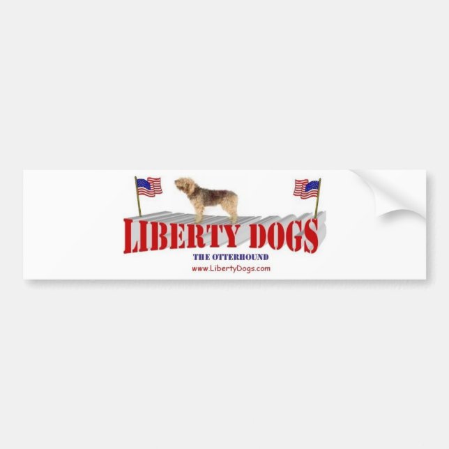 Otterhound Bumper Sticker (Front)