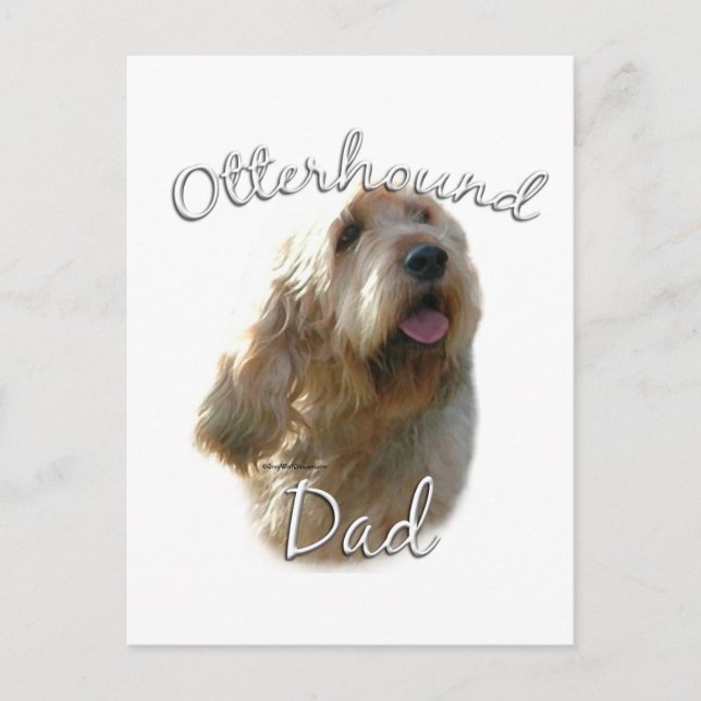 Otterhound Dad 2 Postcard (Front)
