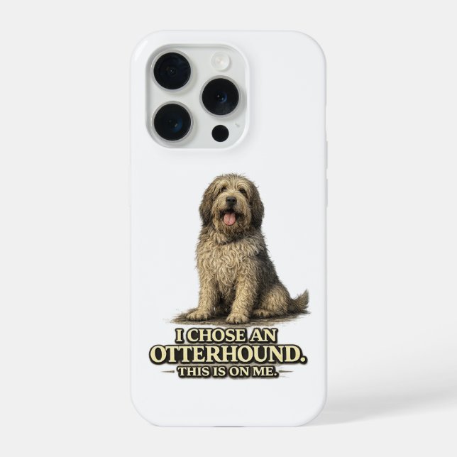 Otterhound Dog Funny Owner Gift iPhone Case (Back)