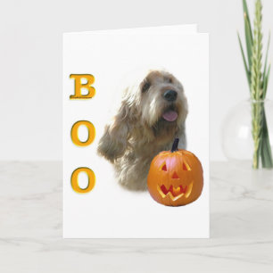 Otterhound Halloween BOO Card