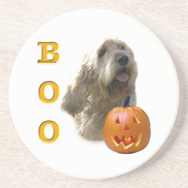Otterhound Halloween BOO Coaster (Front)