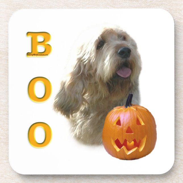 Otterhound Halloween BOO Coaster (Front)