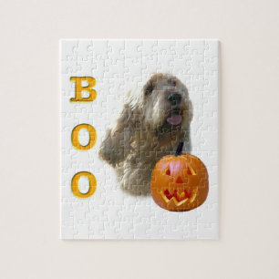 Otterhound Halloween BOO Jigsaw Puzzle