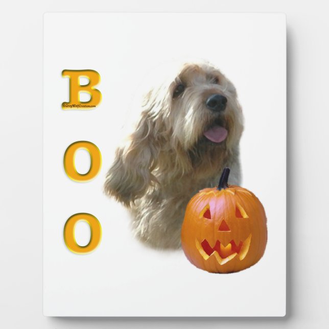 Otterhound Halloween BOO Plaque (Front)