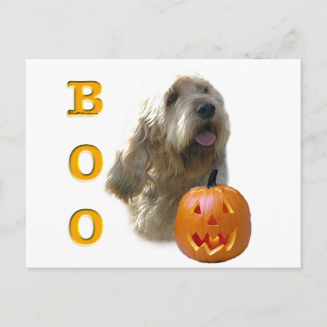Otterhound Halloween BOO Postcard (Front)