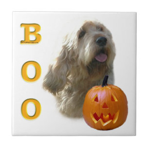 Otterhound Halloween BOO Tile