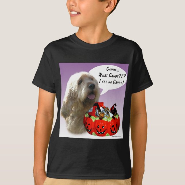 Otterhound Halloween Candy T-Shirt (Front)