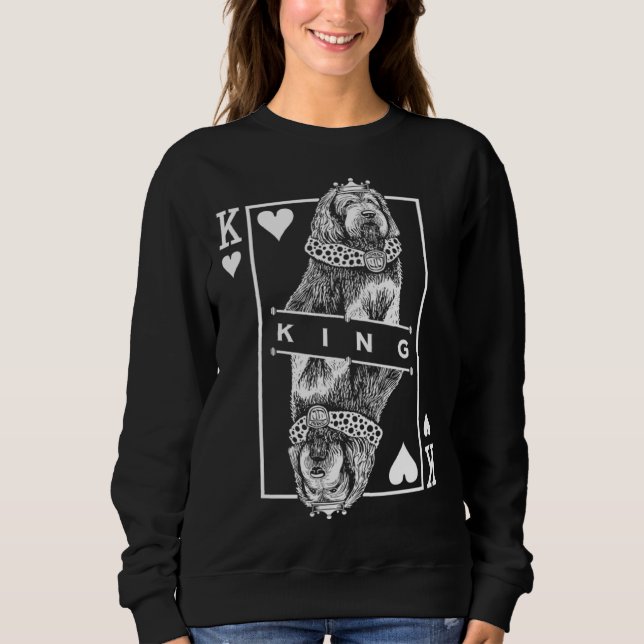 Otterhound King Of Hearts  Dog  Pop Sweatshirt