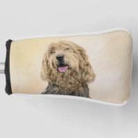 Otterhound Painting - Cute Original Dog Art