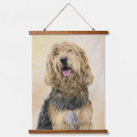 Otterhound Painting - Cute Original Dog Art