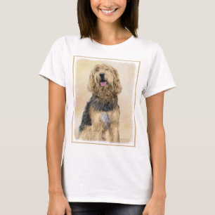 Otterhound Painting - Cute Original Dog Art T-Shirt