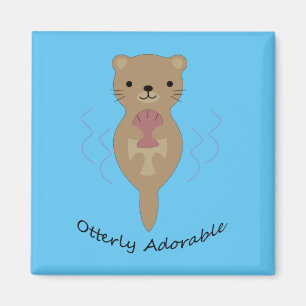Otterly Adorable Otter Magnet