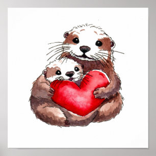 Otterly Adorable Poster