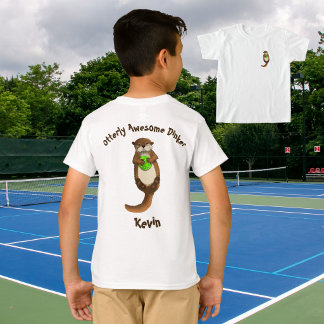 Otterly Awesome Dinker Pickleball Otter T-Shirt