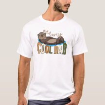 Otterly Cool Dad Otter Pun Father's Day