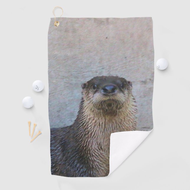Otterly cute golf towel (InSitu)