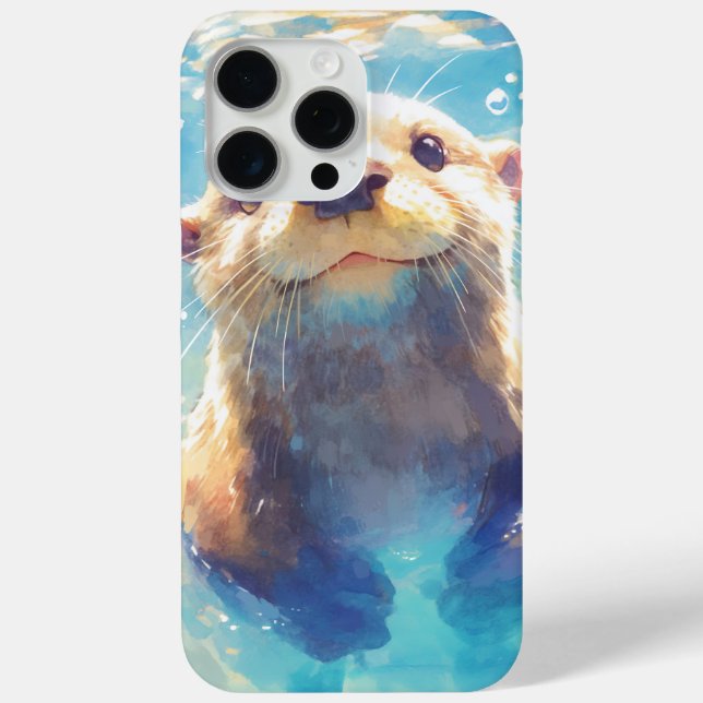Otterly Delightful A Watery Adventure Case-Mate iPhone Case (Back)