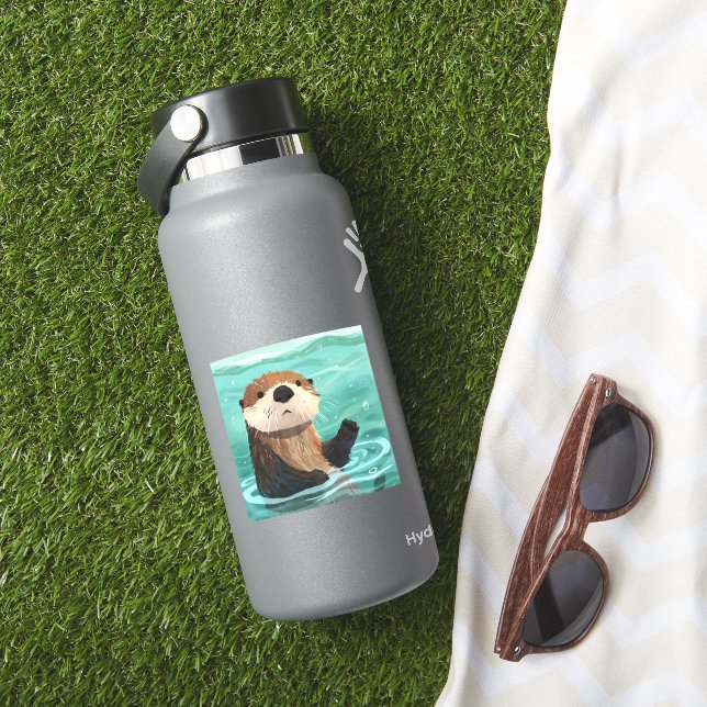 Otterly Delightful Splashing Fun (HydroFlask Insitu)