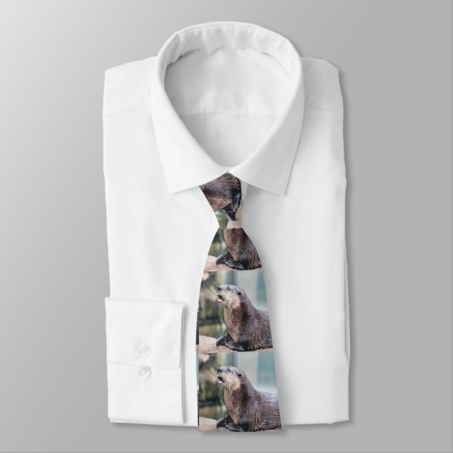 Otterly hilarious tie (Tied)