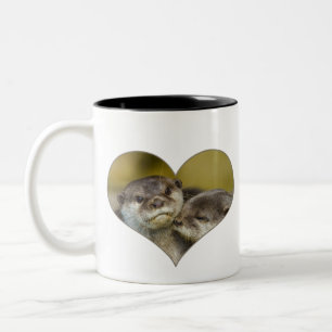 Otterly In Love Two-Tone Coffee Mug