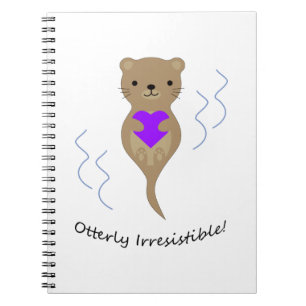 Otterly Irresistible Otter Notebook