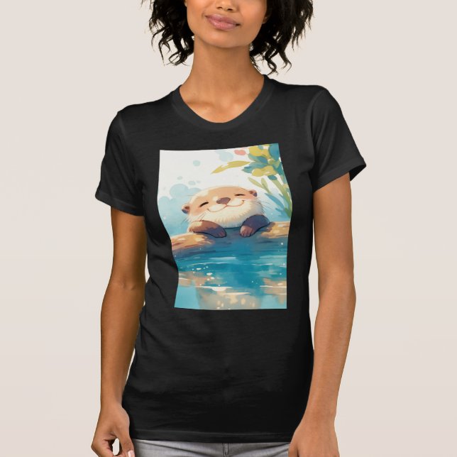 Otterly Lazy Day T-Shirt (Front)