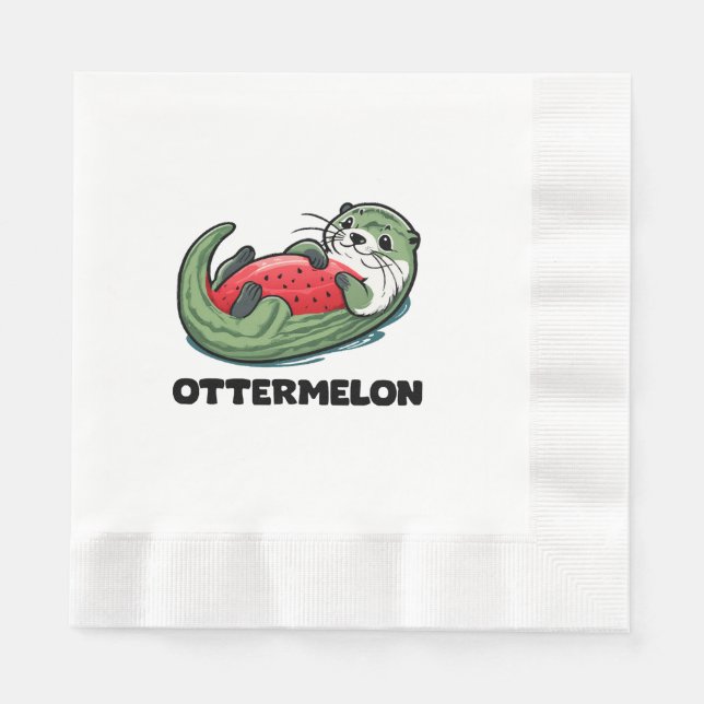 Ottermelon Napkin (Front)