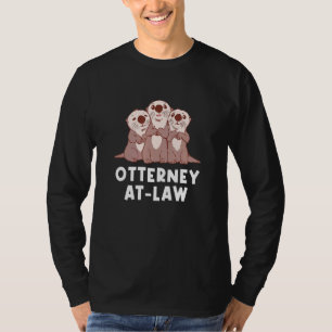 Otterney At Law Otter Lawyer Sea Otter Attorney T-Shirt
