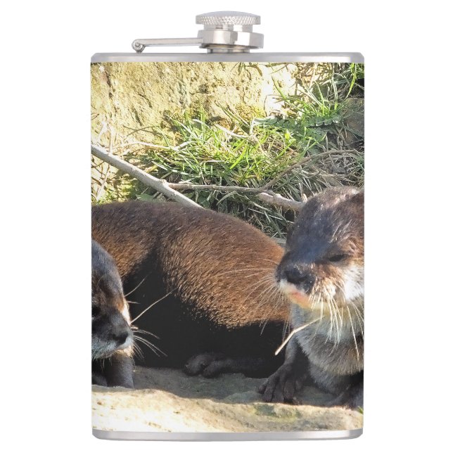 OTTERS HIP FLASK (Front)