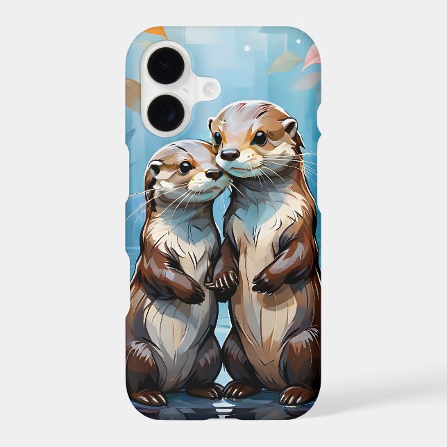 Otters iPhone Case (Back)