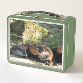 OTTERS METAL LUNCH BOX