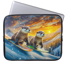 Otters On Snowboards Design By Rich AMeN Gill