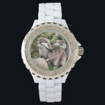 OTTERS WATCH<br><div class="desc">A watercolor design of a pair of very cute little otters.</div>