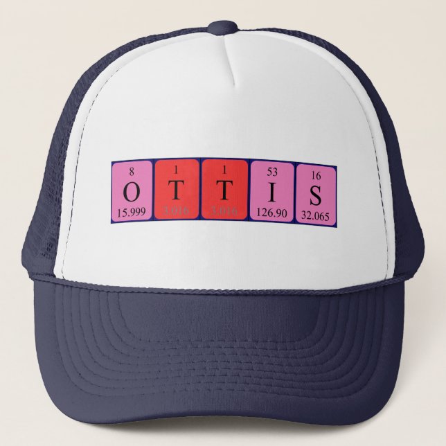 Ottis periodic table name hat (Front)