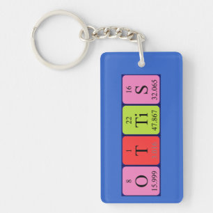 Ottis periodic table name keyring