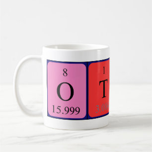 Ottis periodic table name mug