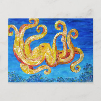 Otto - collage art postcard