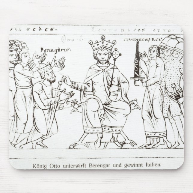 Otto I Submitting to Berenger II Mouse Pad (Front)