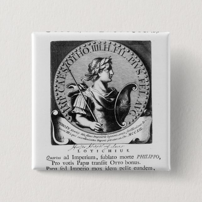 Otto IV  of Brunswick 15 Cm Square Badge (Front)