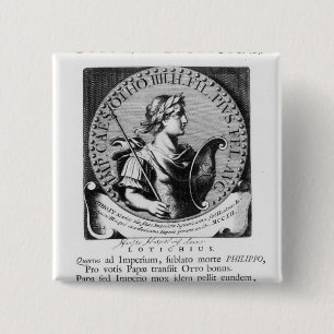 Otto IV  of Brunswick 15 Cm Square Badge