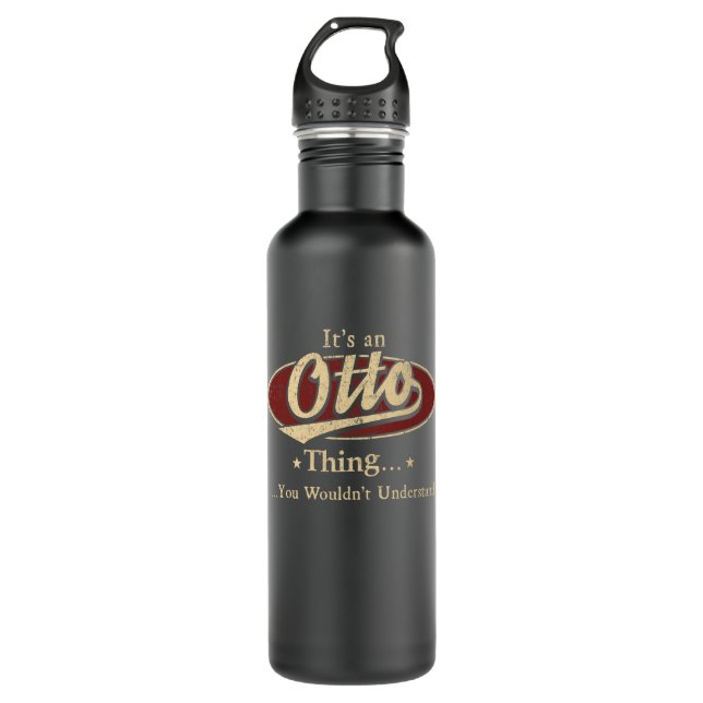 OTTO Name Water Bottle Thing Gift (Front)