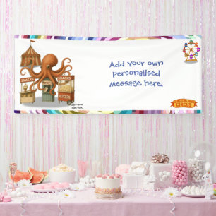 Otto’s circus snack shack banner