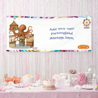 Otto’s circus snack shack banner