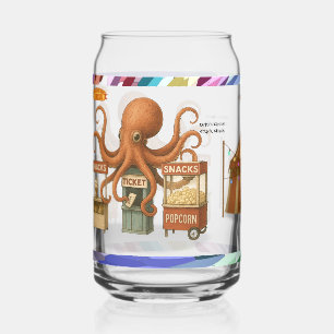 Otto’s circus snack shack can glass
