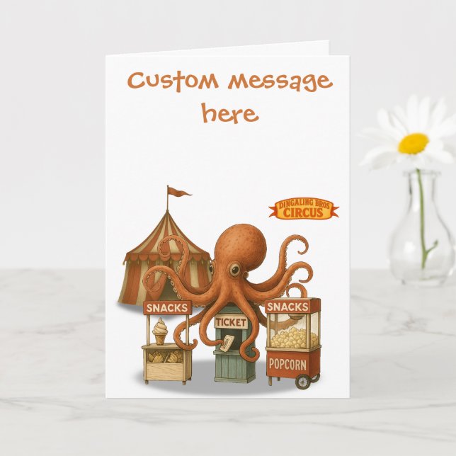 Otto’s circus snack shack card (Small Plant)